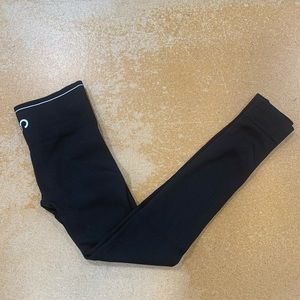 Curves N Combatboots “Seamless” Black Small Leggings